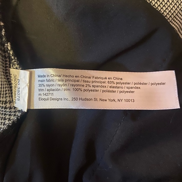 ELOQUII - houndstooth wide leg trousers - Picture 3 of 3